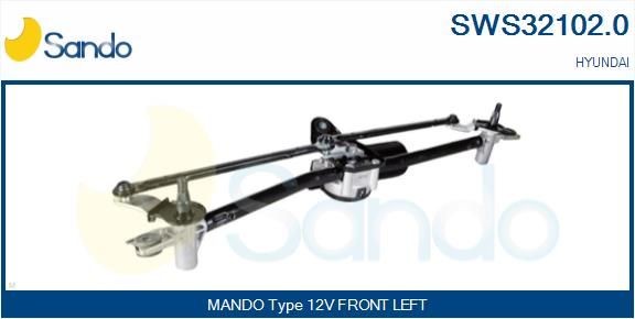 SANDO SWS32102.0 Window Wiper System i30 1.6 CRDi 128 PS Diesel 2012