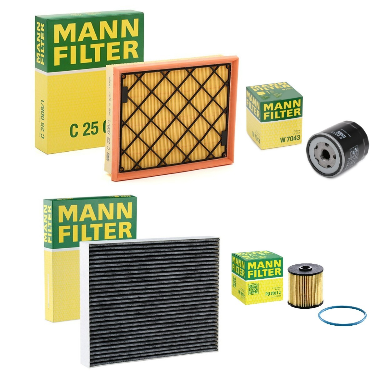 MANN-FILTER Комплект филтри артикулен номер: MNF4055N0189 евтино