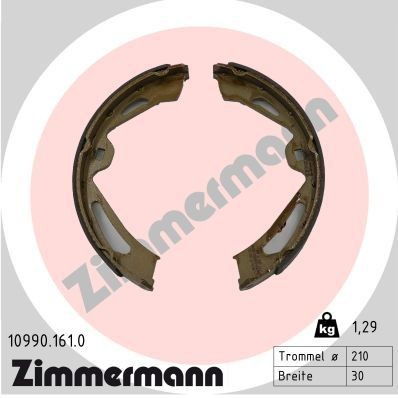 ZIMMERMANN Piduriklotside komplekt Artikli number: 10990.161.0 soodsalt