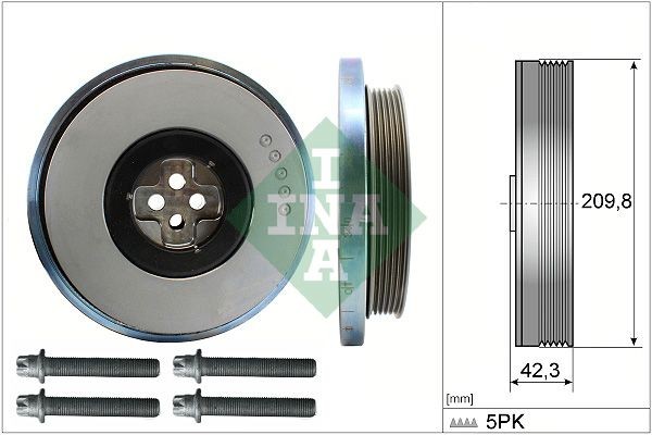 INA Belt Pulley Set, crankshaft Article number: 544 0606 20 cheaply
