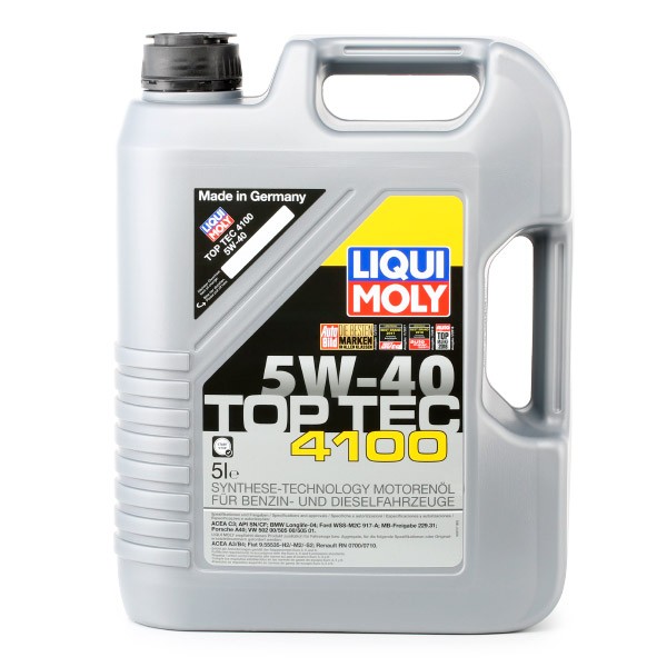 LIQUI MOLY Motorolje Top Tec, 4100 artikkelnummer: 3701 billig