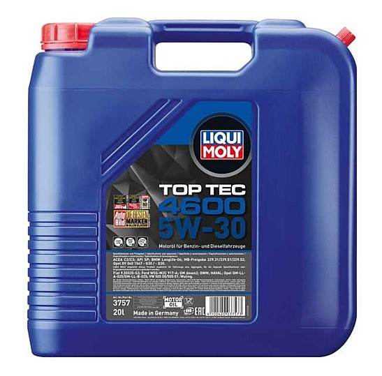 LIQUI MOLY Motorolie Top Tec, 4600 Varenummer: 3757 billige