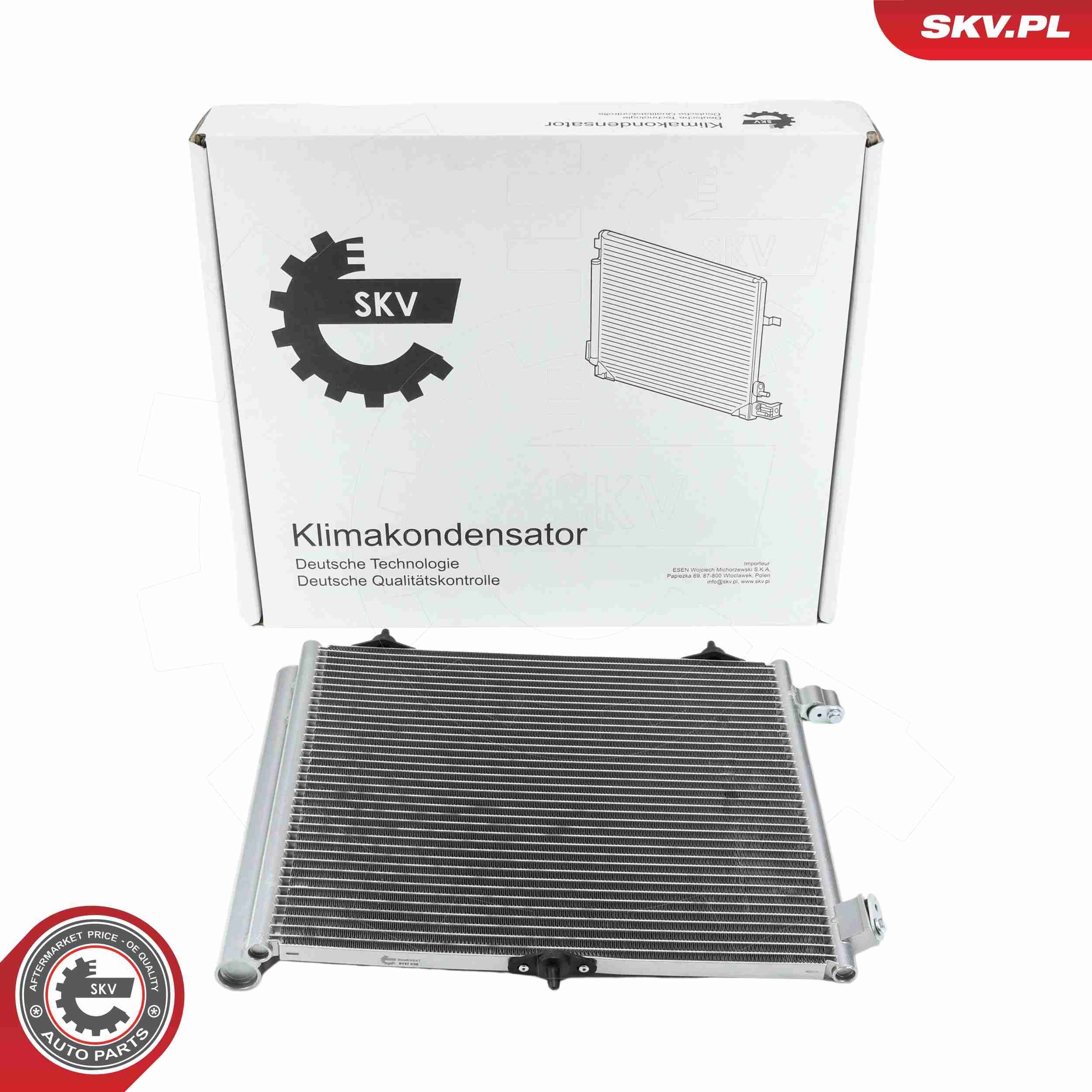 ESEN SKV Air conditioning condenser Article number: 86SKV027 cheaply
