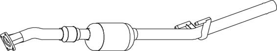 DINEX Catalytic converter Article number: 74341 cheaply