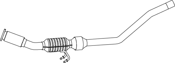 DINEX Catalytic converter Article number: 74392 cheaply
