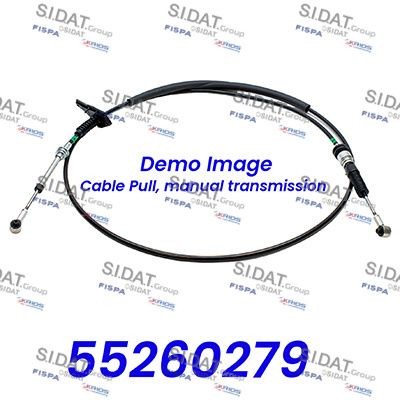 SIDAT BH020389 Cable, manual transmission DUCATO 140 Multijet 2,3 D 140 PS Diesel