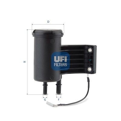 UFI Filtro combustible Número de artículo: 55.819.00 a buen precio
