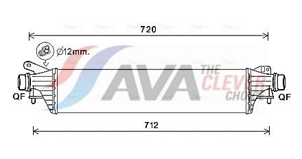 AVA COOLING SYSTEMS Air conditioning condenser Article number: FT5303 cheaply