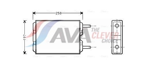 AVA COOLING SYSTEMS Heater matrix Article number: VO6040 cheaply