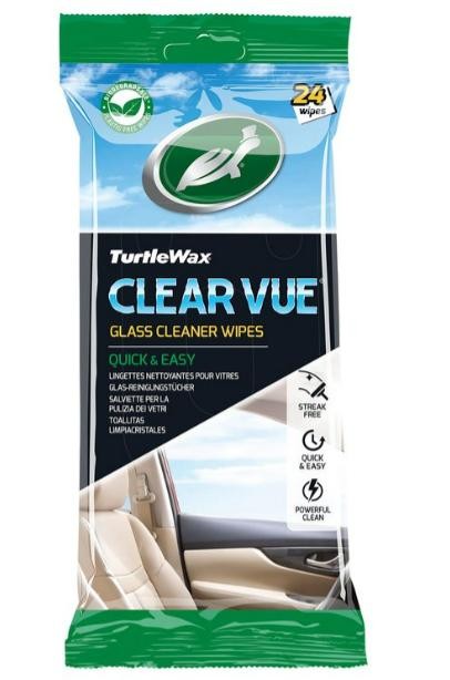 TURTLE WAX Renseservietter til forruden Clear Vue Glass Wipes Varenummer: 54098 billige