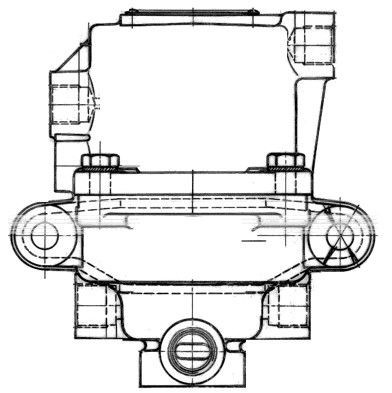 KNORR-BREMSE Relay Valve Article number: 1100586000 cheaply