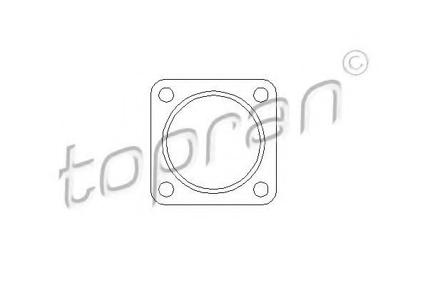 TOPRAN Exhaust pipe gasket Article number: 109 118 cheaply