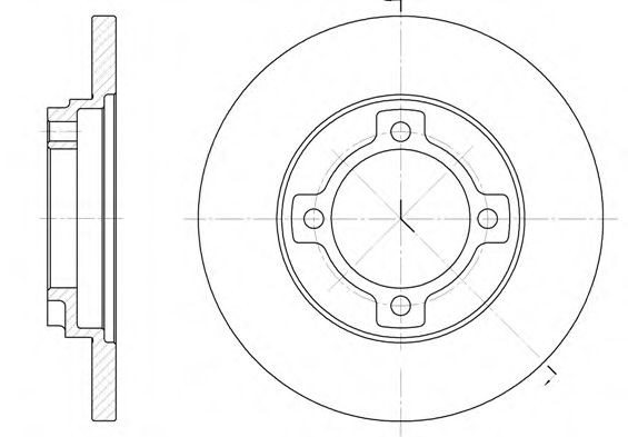 SAKURA Brake disc Article number: S6048820 cheaply