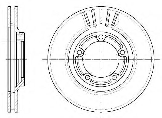 SAKURA Brake disc Article number: S6044640 cheaply