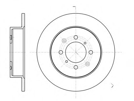 SAKURA Brake disc Article number: S6056602 cheaply