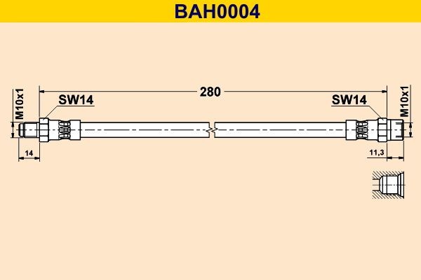 Barum Tubo freno Numero articolo: BAH0004 poco costoso