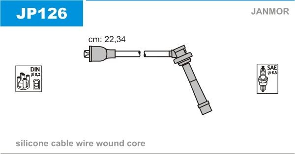 JANMOR Ignition Cable Kit Article number: JP126 cheaply