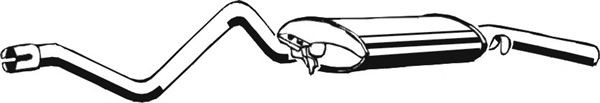 ASMET Rear silencer Article number: 03.001 cheaply