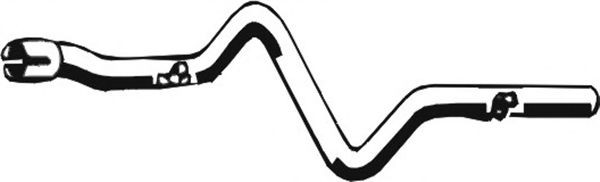 ASMET Exhaust Pipe Article number: 04.011 cheaply