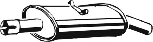 ASMET Rear silencer Article number: 04.042 cheaply