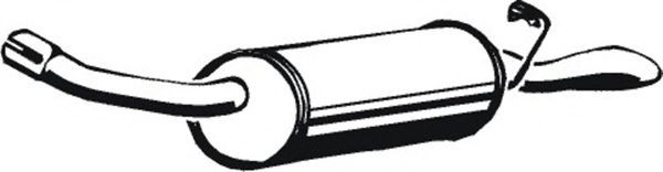 ASMET Rear silencer Article number: 07.079 cheaply