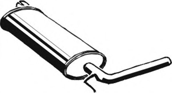 ASMET Rear silencer Article number: 10.025 cheaply
