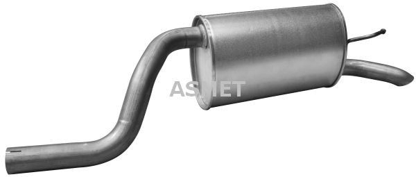 ASMET Rear silencer Article number: 16.081 cheaply
