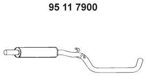 VEGAZ Middle silencer Article number: VS-402 cheaply