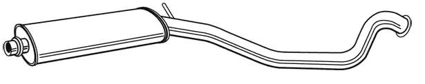 VEGAZ Middle silencer Article number: PGS-365 cheaply