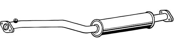 VEGAZ Middle silencer Article number: TS-320 cheaply