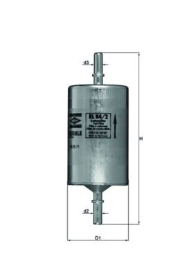 MAHLE ORIGINAL Filtro carburante Numero articolo: KL 84/2 poco costoso