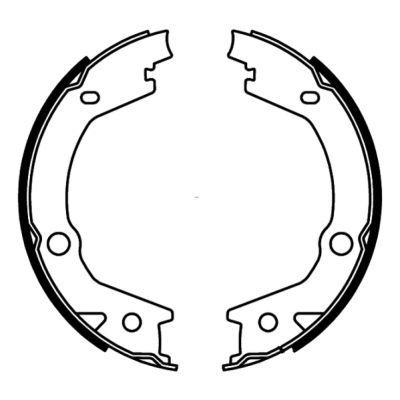 ABE Handbrake shoes Article number: C00527ABE cheaply