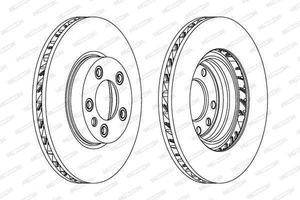 FERODO Brake disc Article number: DDF1591 cheaply
