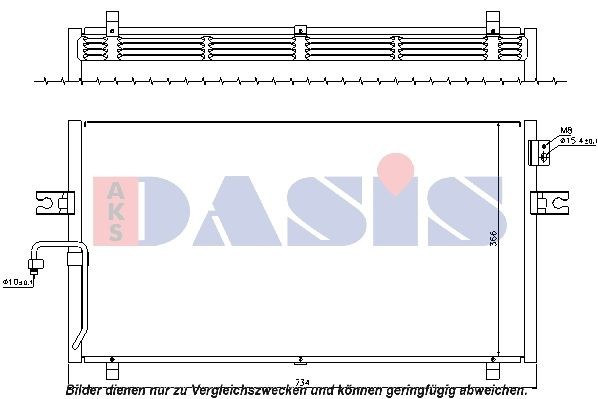AKS DASIS Kondensaator, kliimaseade Artikli number: 072024N soodsalt