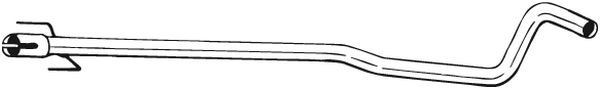BOSAL Exhaust Pipe Article number: 900-003 cheaply