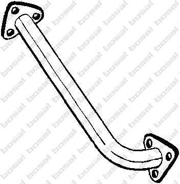 BOSAL Exhaust Pipe Article number: 754-445 cheaply