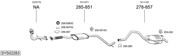 BOSAL Exhaust Pipe Article number: 779-835 cheaply