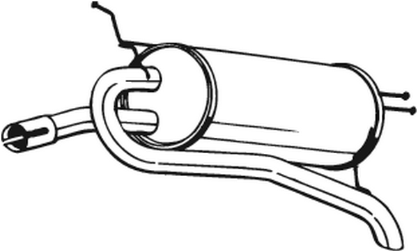 BOSAL Rear silencer Article number: 200-549 cheaply