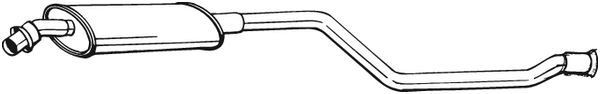 BOSAL Mellempotte Varenummer: 283-505 billige