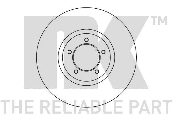 NK Brake disc Article number: 202511 cheaply