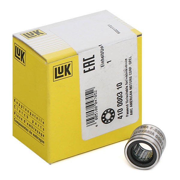 LuK 410 0003 10 Pilot Bearing, clutch CORSA 1.2 N (F08, M08, F68, M68) 52 PS Petrol 1993