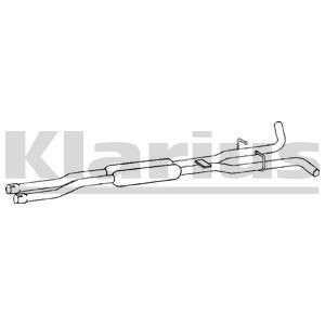 VEGAZ Middle silencer Article number: JS-36 cheaply