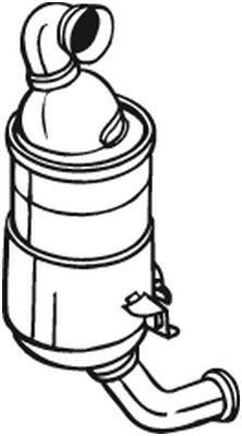 BOSAL Catalytic converter Article number: 090-489 cheaply