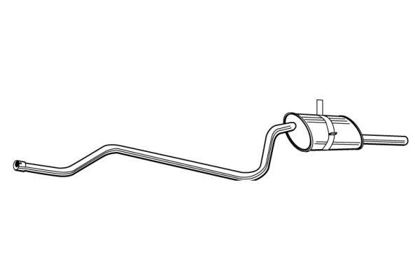 VEGAZ Rear silencer Article number: TS-287 cheaply
