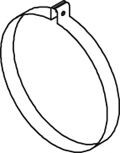 DINEX Clamp, exhaust system Article number: 28872 cheaply
