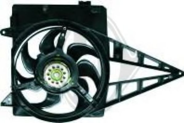 DIEDERICHS Fan, radiator Article number: 1844101 cheaply