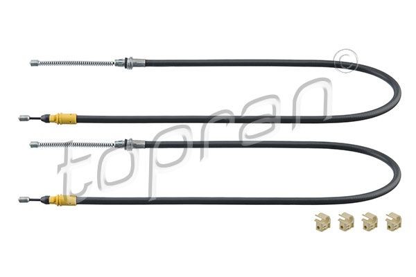 TOPRAN Hand brake cable Article number: 407 938 cheaply