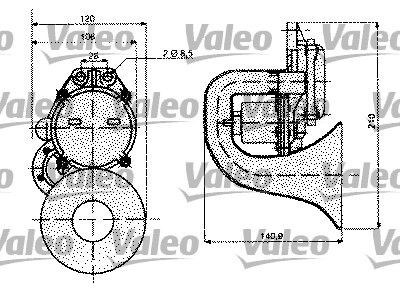 VALEO Horn Varenummer: 479076 billige