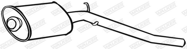WALKER Middle silencer Article number: 14642 cheaply