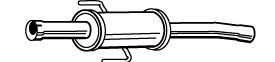 VEGAZ Middle silencer Article number: TS-286 cheaply